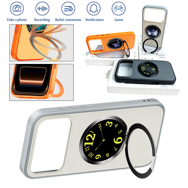 Phone Cases With Stand - Smartphone Case with 1.52-inch Round Screen
