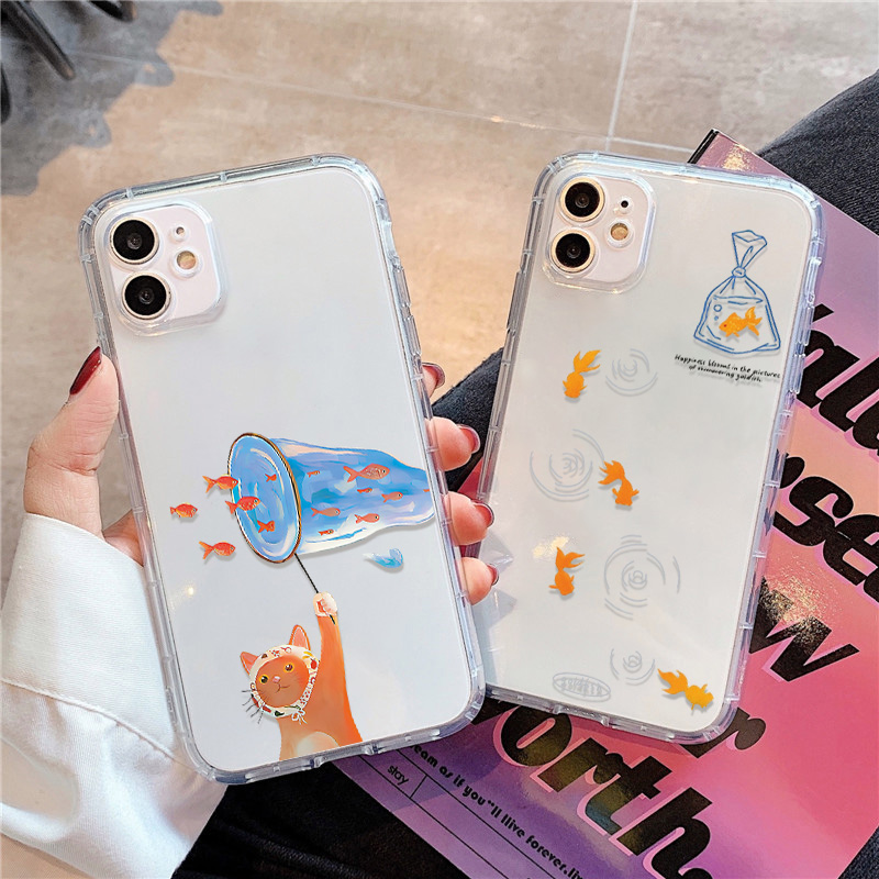 Phone Cases Iphone 17 Pro Max - Lovely Fishes Clear Phone Case For