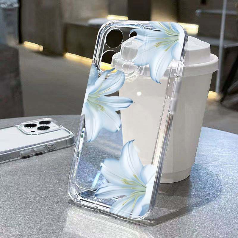 Phone Cases Iphone 17 Pro Max - Fashion Exquisite White Lily Flower Phone