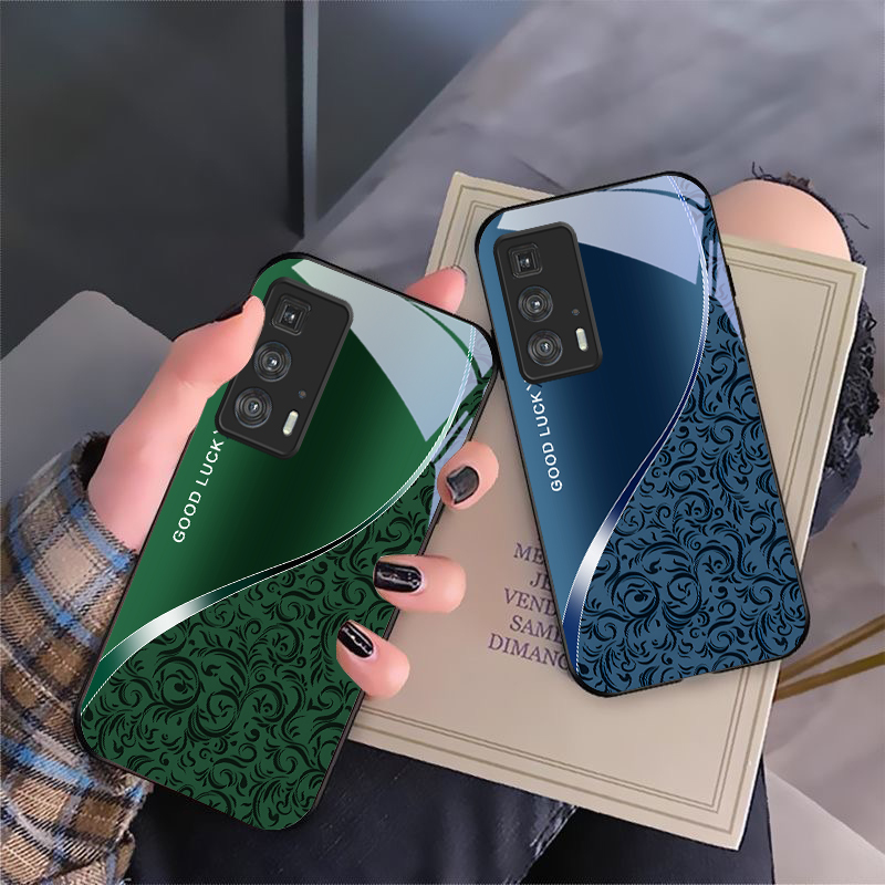 Phone Cases Motorola - Black curly grass pattern For Motorola