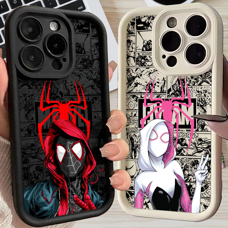 Spiderman Miles Morales Gwen M - Phone Cases Iphone 17 Pro Max recension och pris