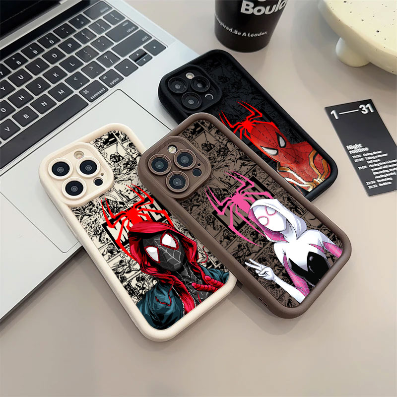 Spiderman Miles Morales Gwen M - Phone Cases Iphone 17 Pro Max recension och pris