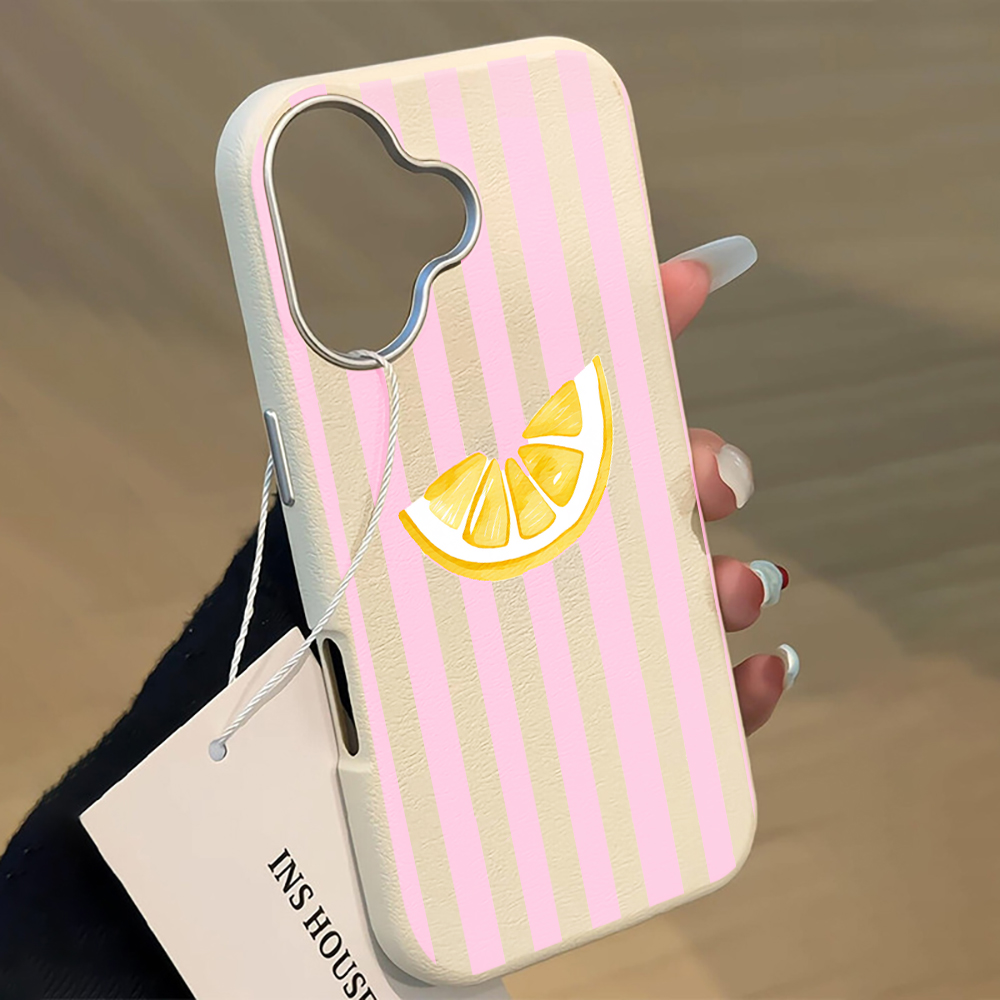 Lemon Pink Stripes Phone Case  - Phone Cases Xiaomi 14T recension och pris