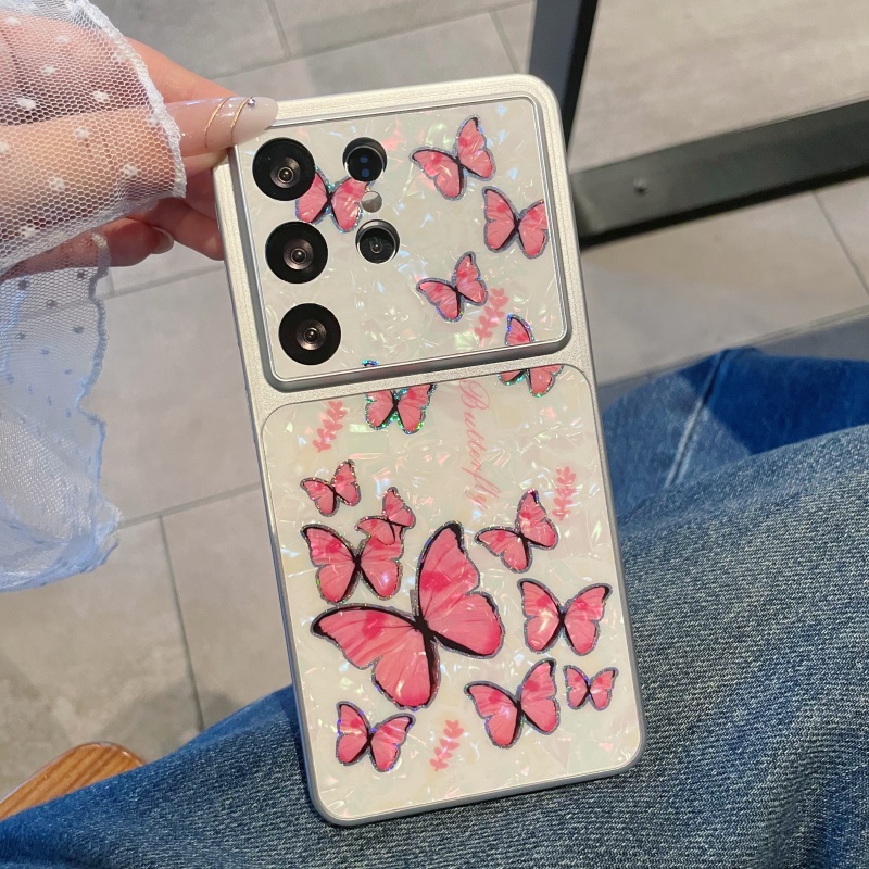 Luxury Butterfly Aurora Shell  - Luxury Plating Case recension och pris