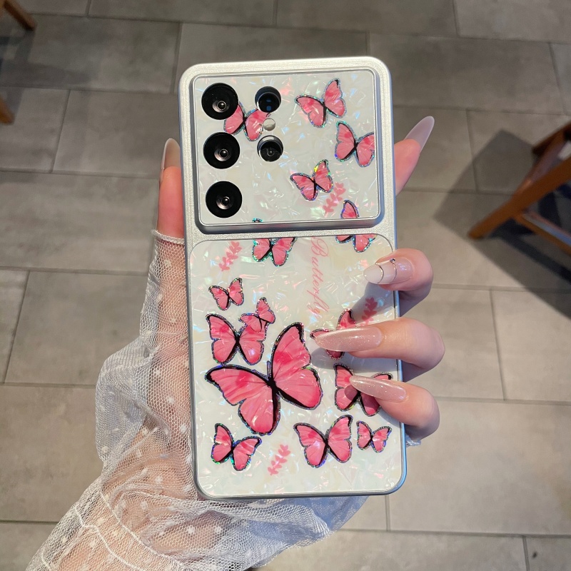 Luxury Butterfly Aurora Shell  - Luxury Plating Case recension och pris