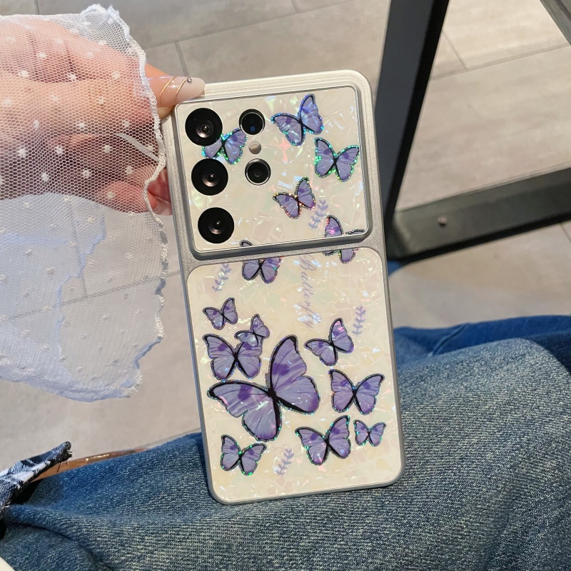 Luxury Butterfly Aurora Shell  - Luxury Plating Case recension och pris
