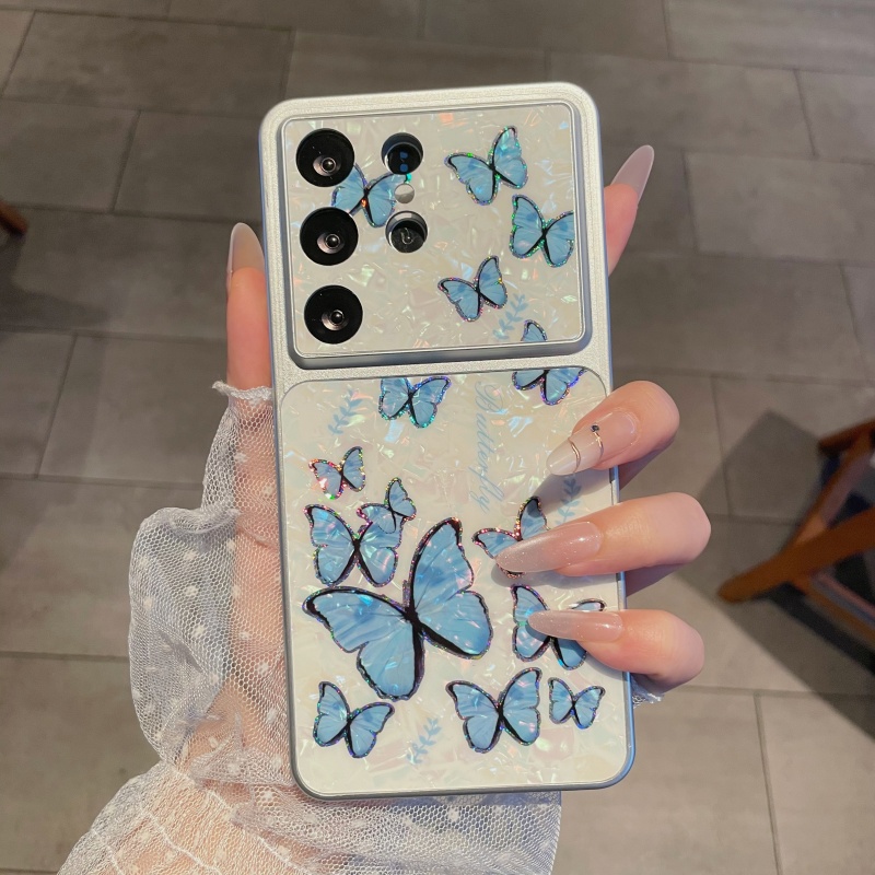 Luxury Butterfly Aurora Shell  - Luxury Plating Case recension och pris