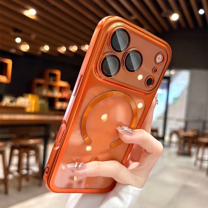 Magnetic Clear Luxury Plating  - Luxury Plating Case recension och pris