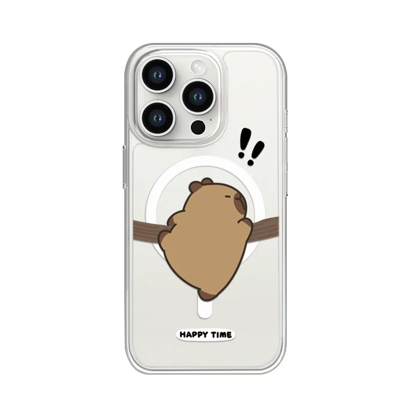 Cute Funny Tree Climbing Capib - Phone Cases Quirky recension och pris