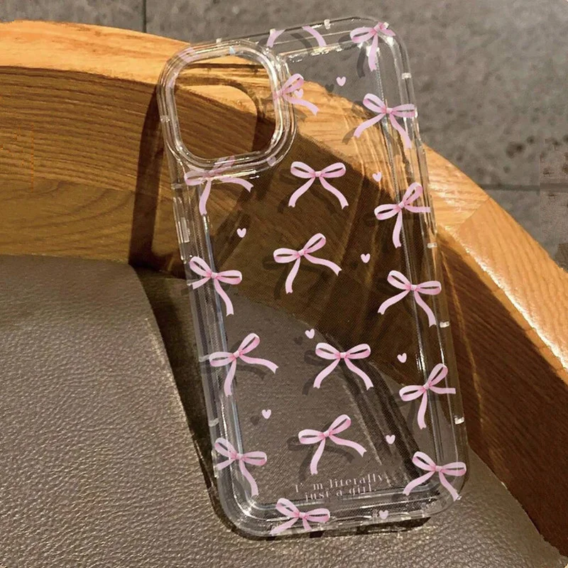 Cute Pink Heart Bow Phone Case - Phone Cases Dior recension och pris