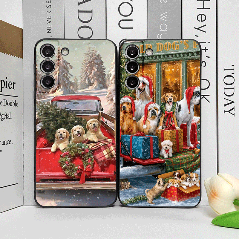 Christmas Trucks Cartoon Dog P - Phone Cases Motorola recension och pris