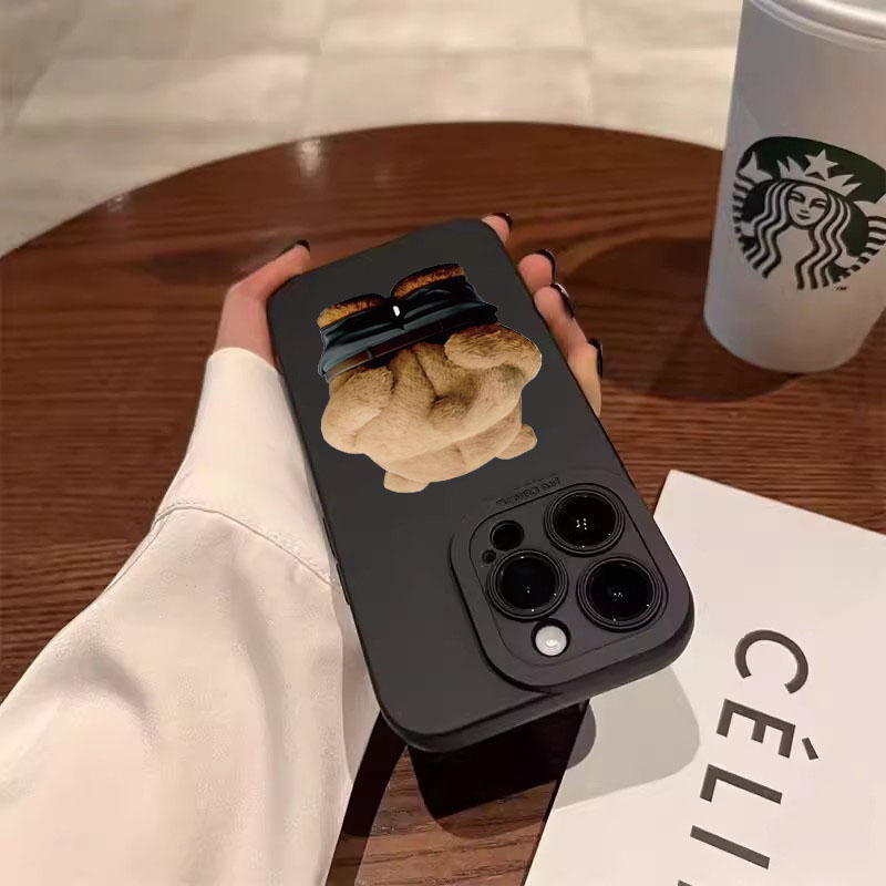Funny Cool Bear Silicone Phone - Phone Cases Quirky recension och pris