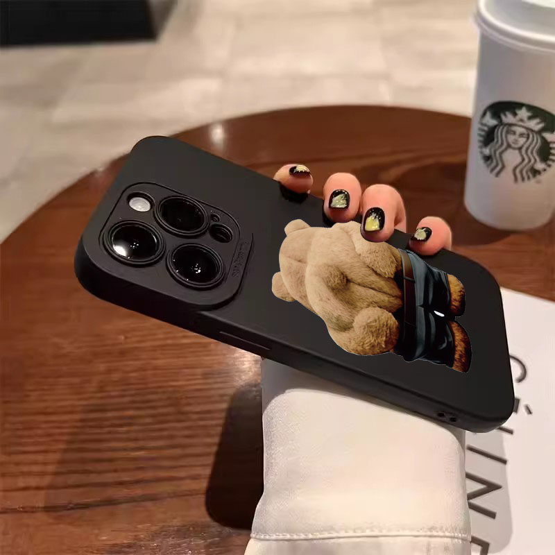 Funny Cool Bear Silicone Phone - Phone Cases Quirky recension och pris