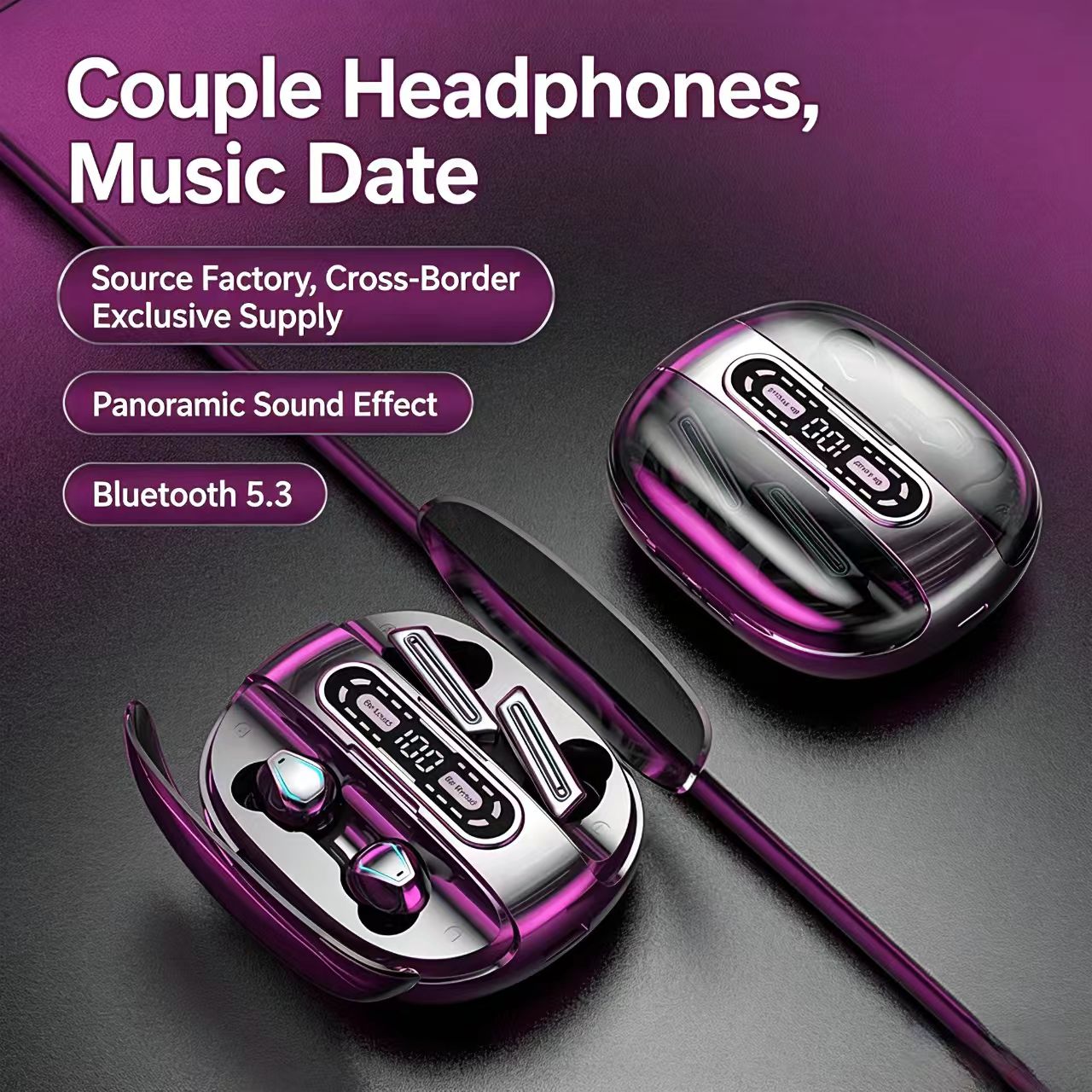 Couple Headphones for 2 Phones - Phone Cases Pk recension och pris