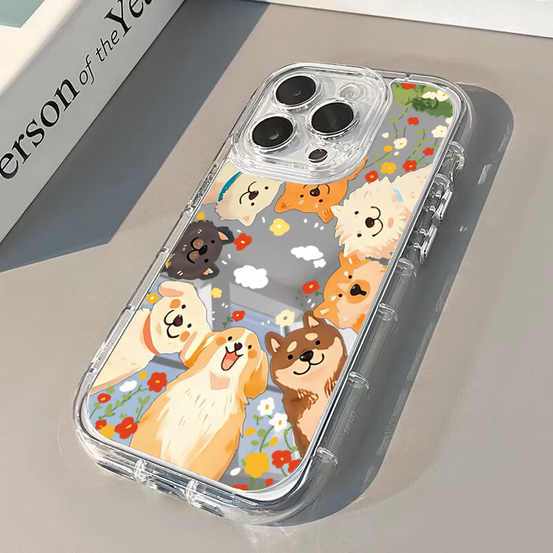 Cartoon Funny Puppy Phone Case - Phone Cases Quirky recension och pris