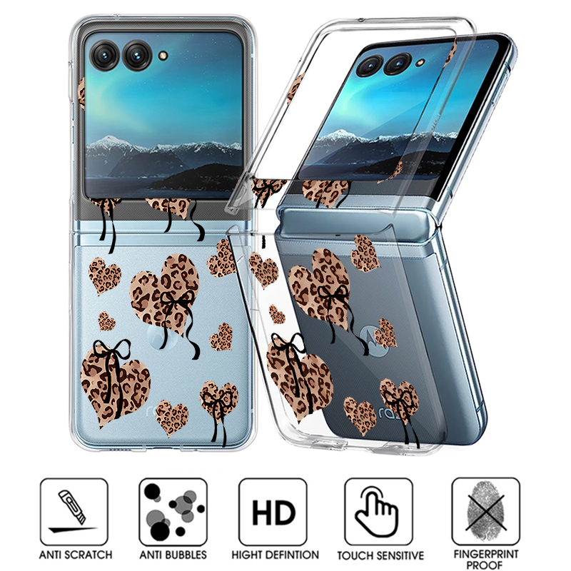 Leopard Print Hearts Pattern C - Phone Cases Motorola recension och pris