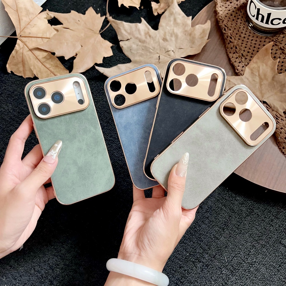 Business Leather Sheepskin Pho - Luxury Plating Case recension och pris