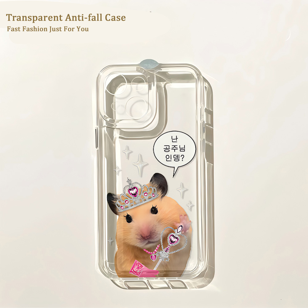 HOT Korean Ins Funny Hamster P - Phone Cases Quirky recension och pris