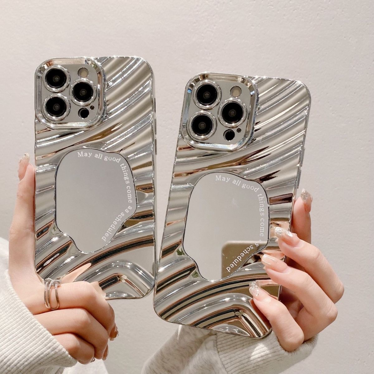 Luxury Plating Mirror Wavy Pho - Luxury Plating Case recension och pris