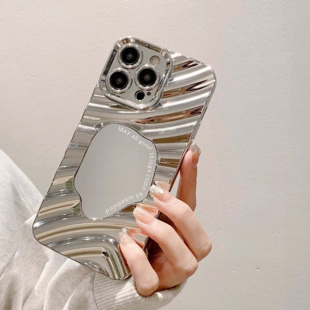 Luxury Plating Mirror Wavy Pho - Luxury Plating Case recension och pris