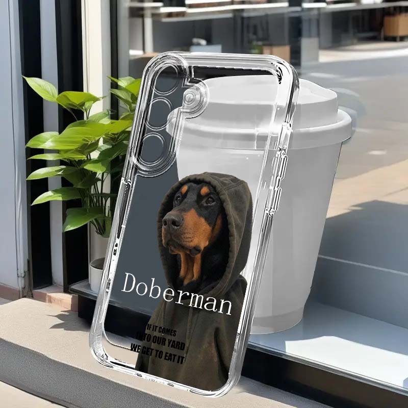 Black Dog Pattern Design For S - Phone Cases Samsung A14 recension och pris