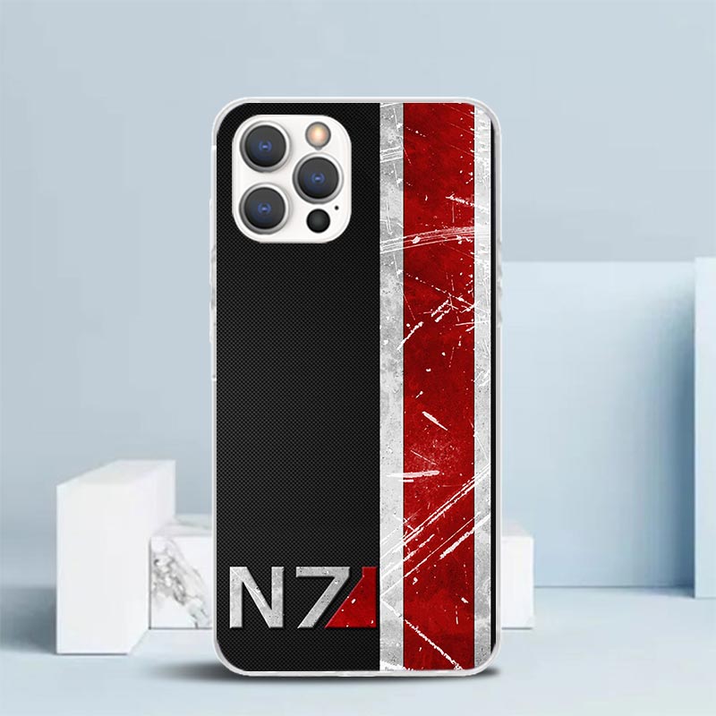 N7 Mass Effect Soft Cover for  - Phone Cases That Fit Iphone 16E recension och pris