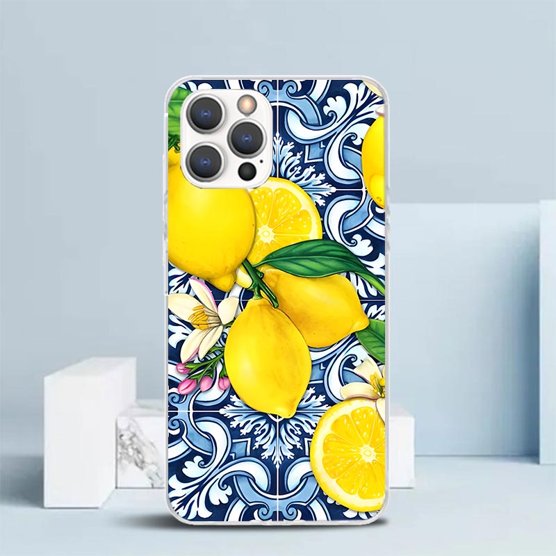 Mediterranean Lemon Soft Cover - Phone Cases That Fit Iphone 16E recension och pris