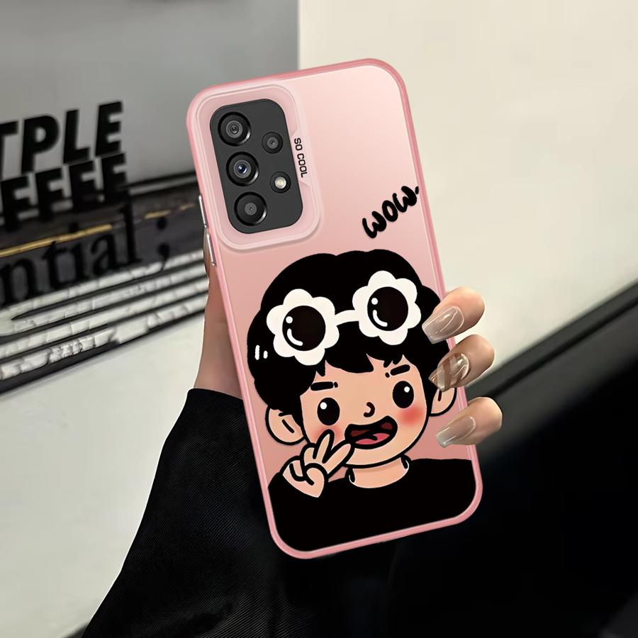 Cartoon Cute Couple Case for S - Phone Cases Samsung A14 recension och pris