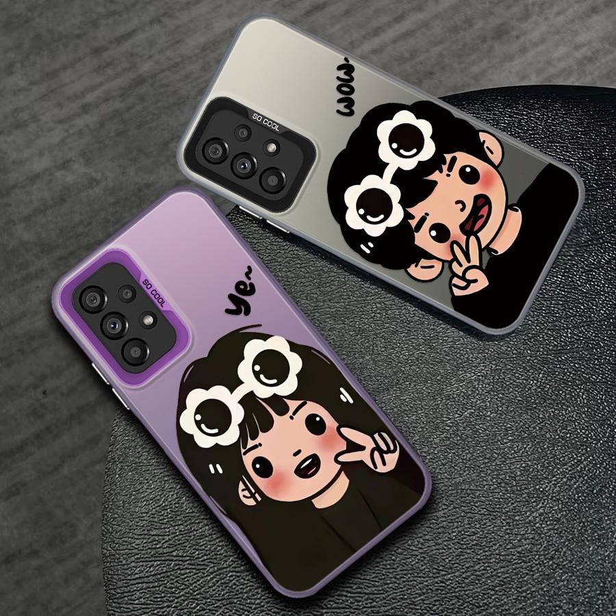 Cartoon Cute Couple Case for S - Phone Cases Samsung A14 recension och pris