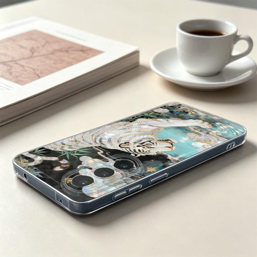 White Tiger Case for Samsung G - Phone Cases Samsung A14 recension och pris