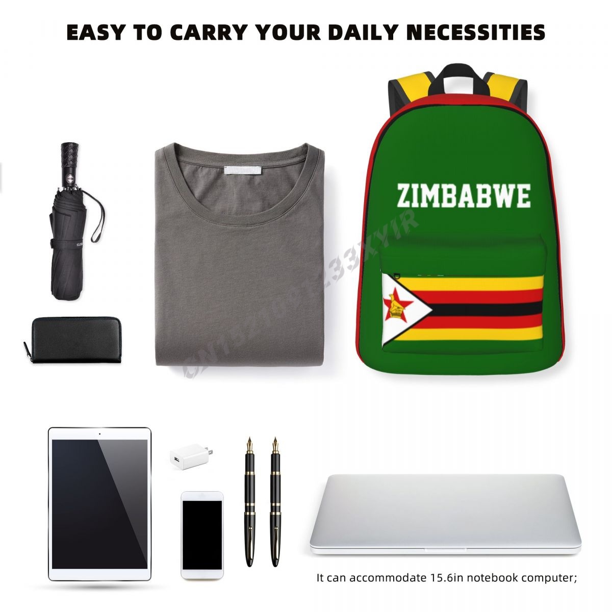 Unisex Backpack Zimbabwe Flag  - Phone Cases Zimbabwe recension och pris