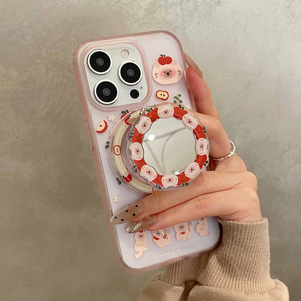 Korean Cute Apple Kitty For Ma - Phone Cases Quirky recension och pris