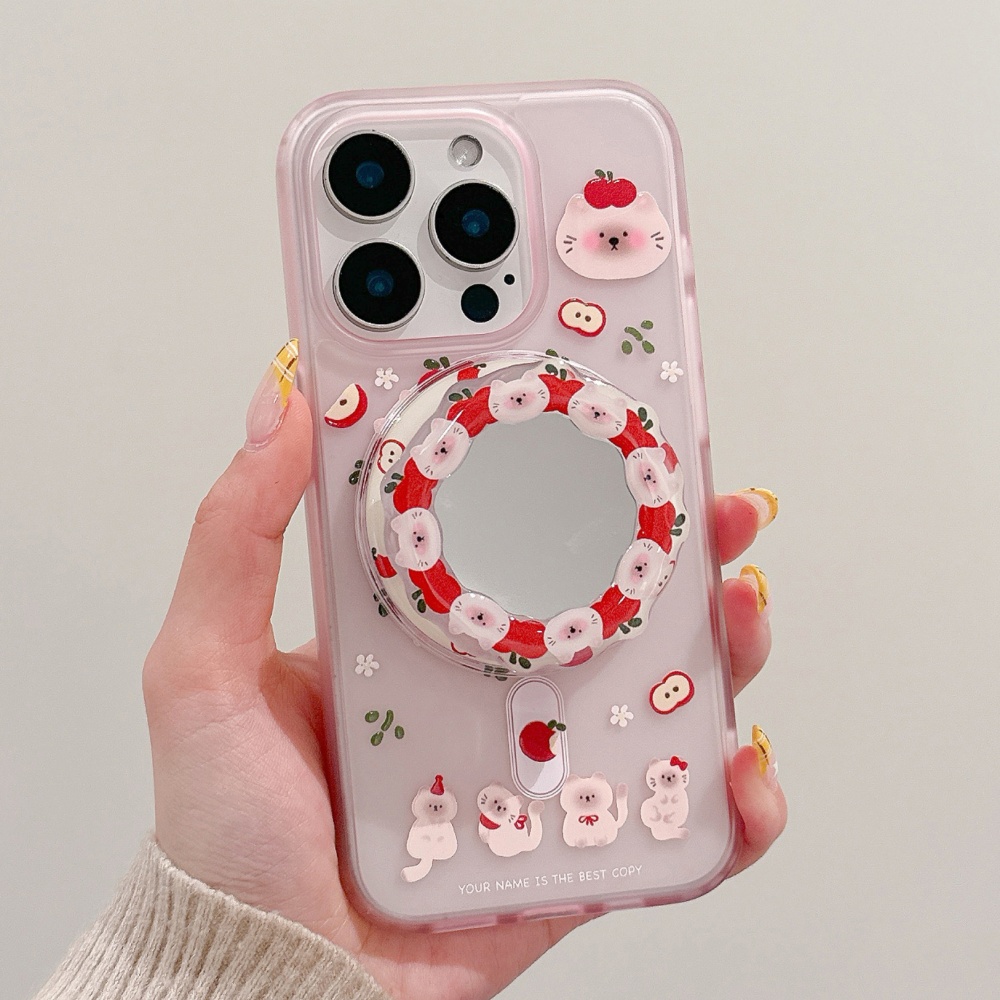 Korean Cute Apple Kitty For Ma - Phone Cases Quirky recension och pris