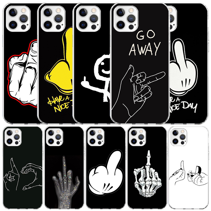 Middle Finger Soft Cover for i - Phone Cases That Fit Iphone 16E recension och pris