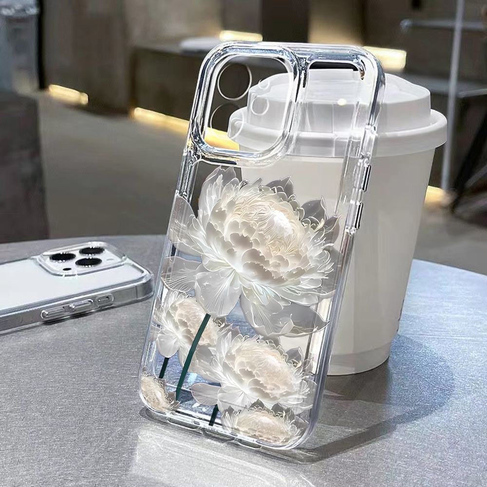 Lotus Flower Transparent Phone - Phone Cases Dior recension och pris