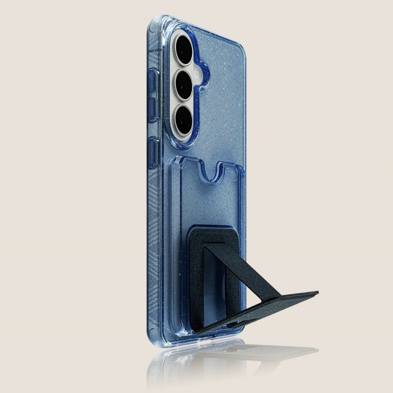 Glitter Transparent Card Walle - Phone Cases With Stand recension och pris