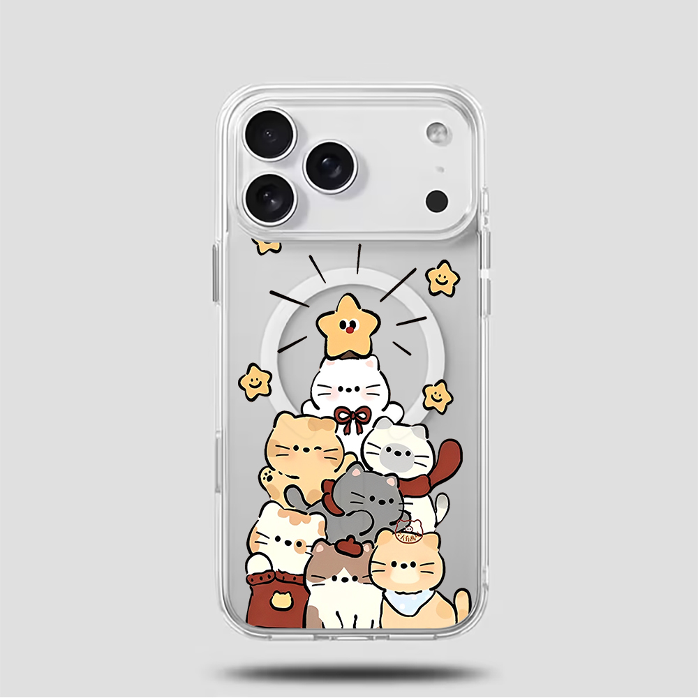 Cute Cartoon Kitten Print Comp - Phone Cases Iphone 17 Pro Max recension och pris